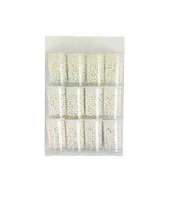 White Pearl DIY Bead Ornament 12pc