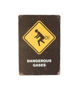 Fart Humorous Metal Sign 15x20cm 1pc