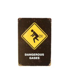 Fart Humorous Metal Sign 15x20cm 1pc