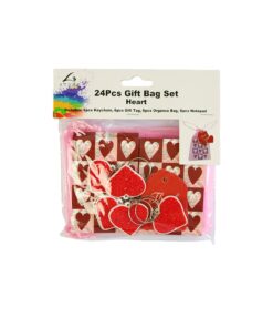 Heart Gift Bag Set 24pcs