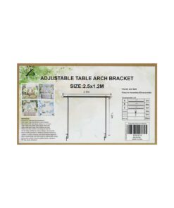Iron Adjustable Table Arch Bracket 2.5 x 1.2m