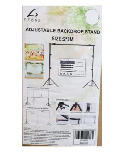 Iron Adjustable Backdrop Stand 2 x 3m