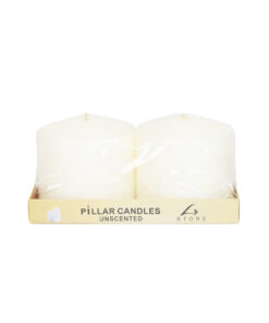 Ivory Pillar Candle 610g 10 x 10cm 2pc