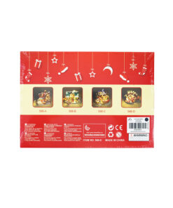 3D Christmas Cottage 4 design KT Board 22 x 19 x 15cm