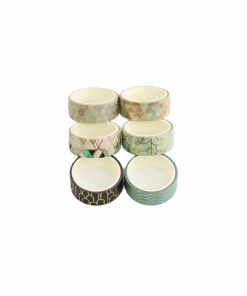 Gold Geometry Washi Tape 6pk