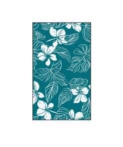 Teal Leaf Outdoor Reversible Mat 120 x 200cm