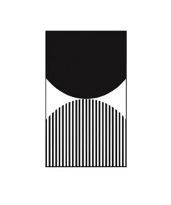 Black Outdoor Reversible Mat 120 x 200cm