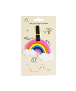 Rainbow Luggage Tag 10 x 7cm