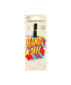 Hands off Luggage Tag 10 x 7cm