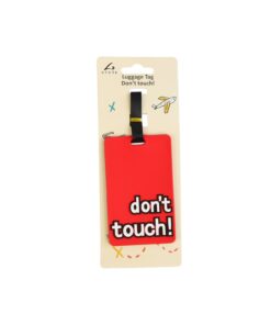 Don't Touch Luggage Tag 11 x 7cm