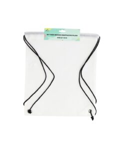 Plain DIY Non-Woven Knapsacks 30x35cm