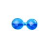 Blue Round Party Glasses 16 x 8cm
