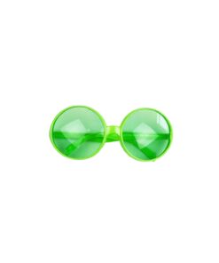 Green Round Party Glasses 16 x 8cm