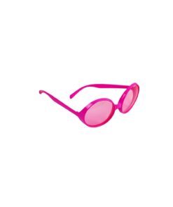 Pink Round Party Glasses 16 x 8cm