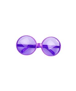 Purple Round Party Glasses 16 x 8cm