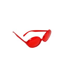 Red Round Party Glasses 16 x 8cm