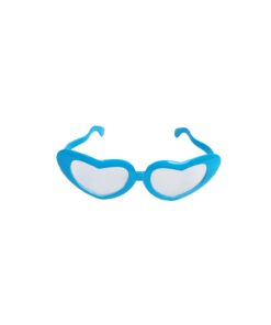 Blue Heart Party Glasses 23 x 9cm