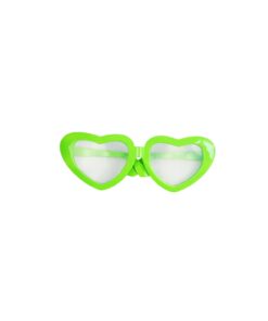 Green Heart Party Glasses 23 x 9cm
