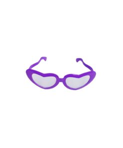 Purple Heart Party Glasses 23 x 9cm