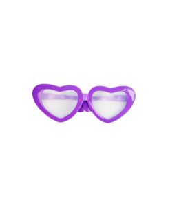 Purple Heart Party Glasses 23 x 9cm