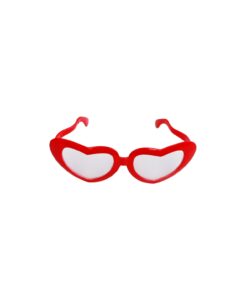 Red Heart Party Glasses 23 x 9cm