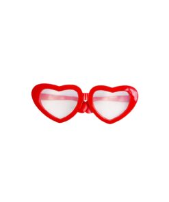 Red Heart Party Glasses 23 x 9cm