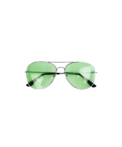 Green Aviator Party Glasses 15 x 5.5cm