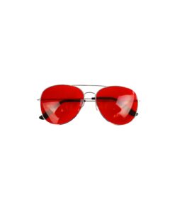 Red Aviator Party Glasses 15 x 5.5cm