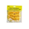 Yellow Party Glasses with Eyebrows and Beard 3 Sets 15 x 5.5cm