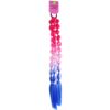 Hot Pink+Blue Party Braid Wig 55cm