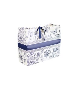 Extra Large Blue Paperboard Bag 40x18x50cm