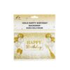 Gold Happy Birthday Banner Backdrop 100x150cm
