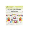Welcome Home Banner Backdrop 100x150cm