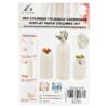 Cylinder Foldable Cardboard Display Columns Set 3pc