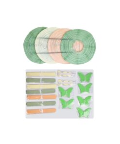 Green Paper Lantern Set 19pc