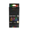 Black Edition Color Pencils 12 colors