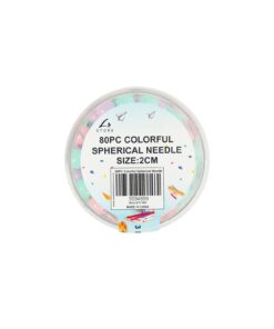 Colorful Spherical Needle 80pc 2cm