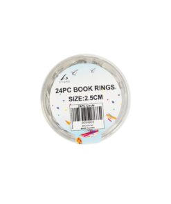 Book rings 24pc 2.5cm