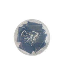Black Binder Clip 12pc 5.1cm