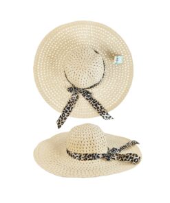 Bowknot Adult Women's Summer Hat Assorted 46cm