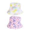 Girl Reversible Summer Bucket Hat Assorted 26cm
