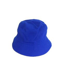 Single Color Adult Reversible Summer Bucket Hat Assorted 28cm