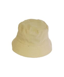 Single Color Adult Reversible Summer Bucket Hat Assorted 28cm