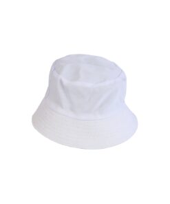 Single Color Adult Reversible Summer Bucket Hat Assorted 28cm