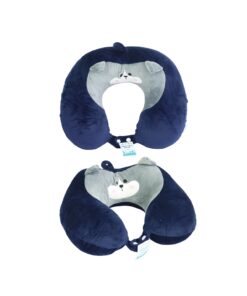 Smiling Face Travel Pillow 3 Colors Assorted