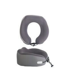 Smooth Fabric Travel Pillow 3 Colors Assorted