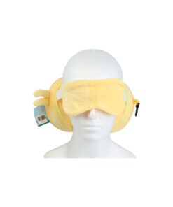 Duck Ear Cups Travel Pillow with Eye Mask