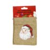 Christmas Gunny Gift Bags 10x14cm 2pc