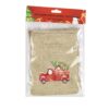 Christmas Gunny Gift Bags 15x20cm 6pc
