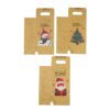 Kraft Christmas Candy Gift Paper Box 14x9.4x6cm 3pc